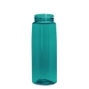 Garyline® Flair Tritan® Bottle with Flip-Straw Lid - 26 oz. - Translucent teal bottle